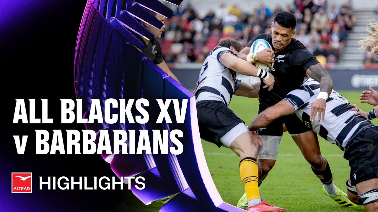 All Blacks XV vs Barbarians at Brentford 2025 | Exciting Rugby Clash 🏉