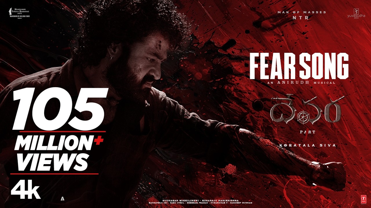 Fear Song from Devara Part 1 feat. NTR & Anirudh 🎶