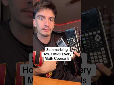 How HARD Every Math Course Is