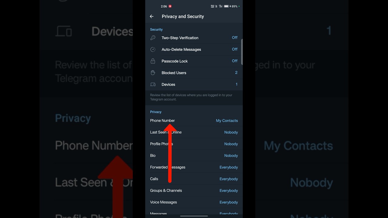 Telegram me contact number kaise chhupaye 🔒