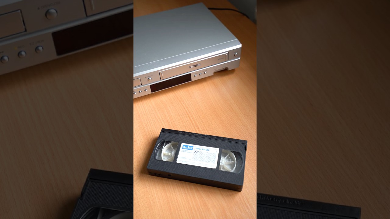 How to Clean Your VCR Using a VHS Tape 🎥