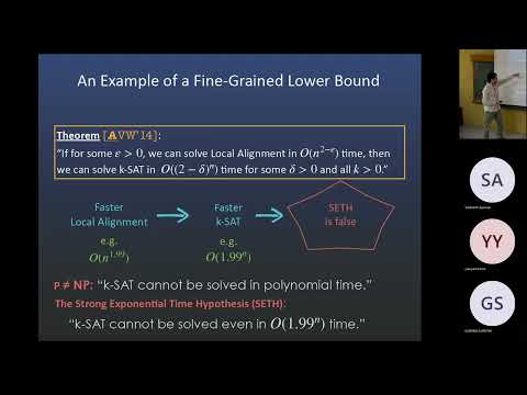 Survey talk by Amir Abboud on fine-grained complexity by Amir Abboud (Weizmann Institute of Science)