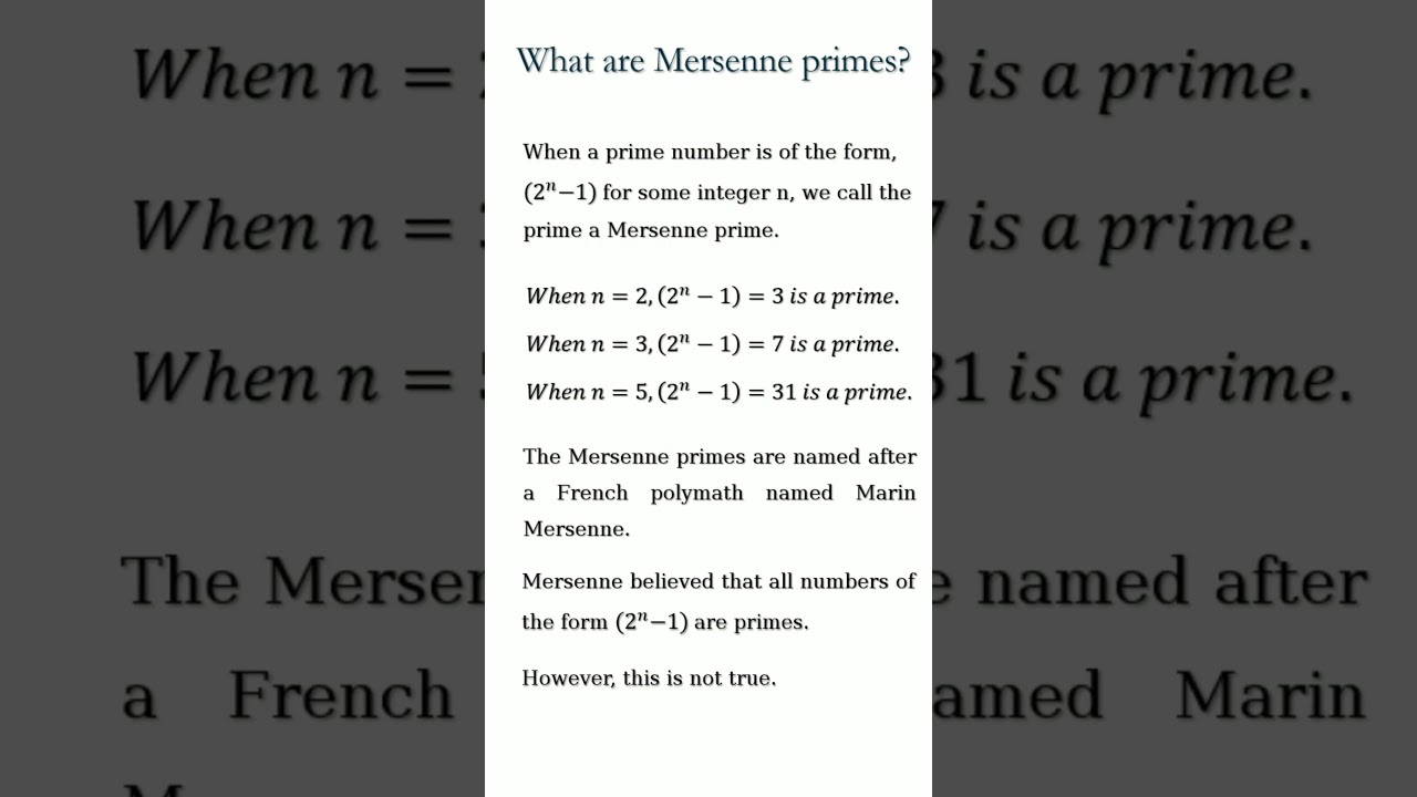 Discover Mersenne Primes: The Key to Advanced Cryptography 🔑