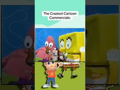 The CRAZIEST Cartoon Commercials! #nickelodeon