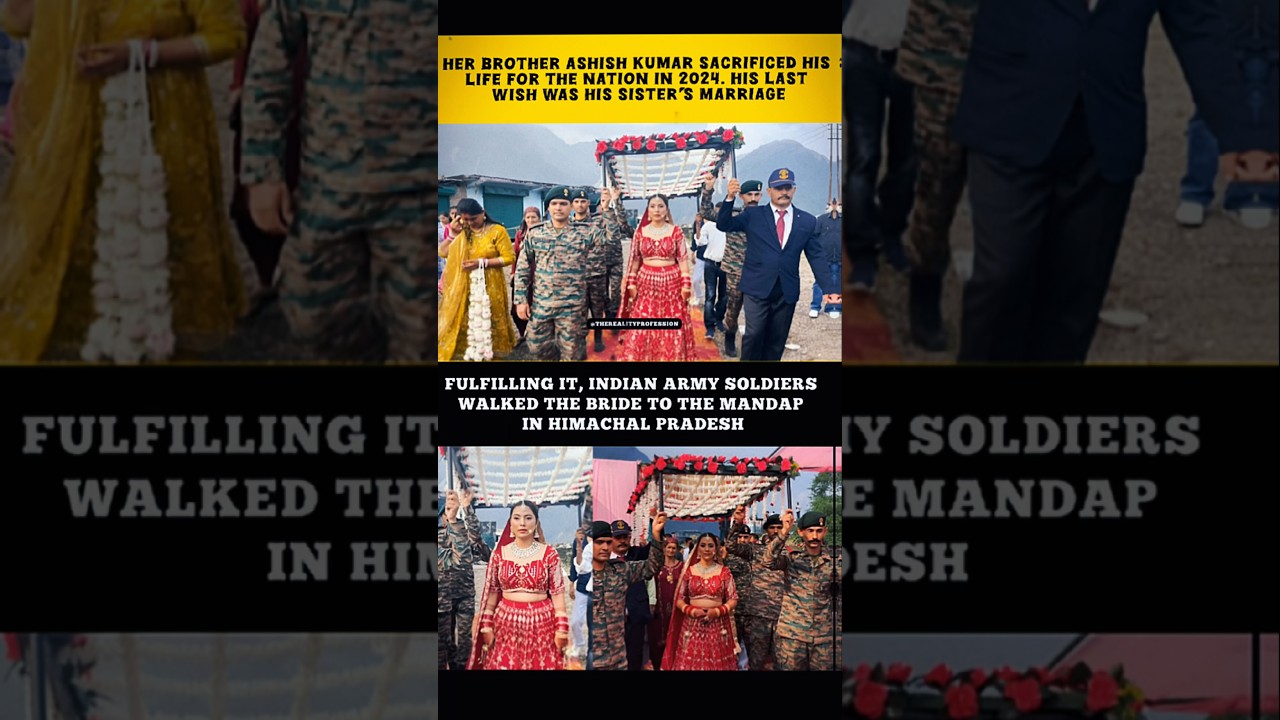 Indian Army Fulfills Martyr's Last Wish 🤝