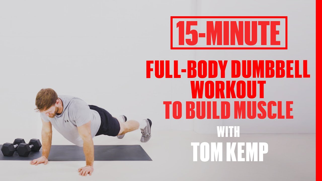 15-Min Full-Body Dumbbell Workout for Muscle 💪