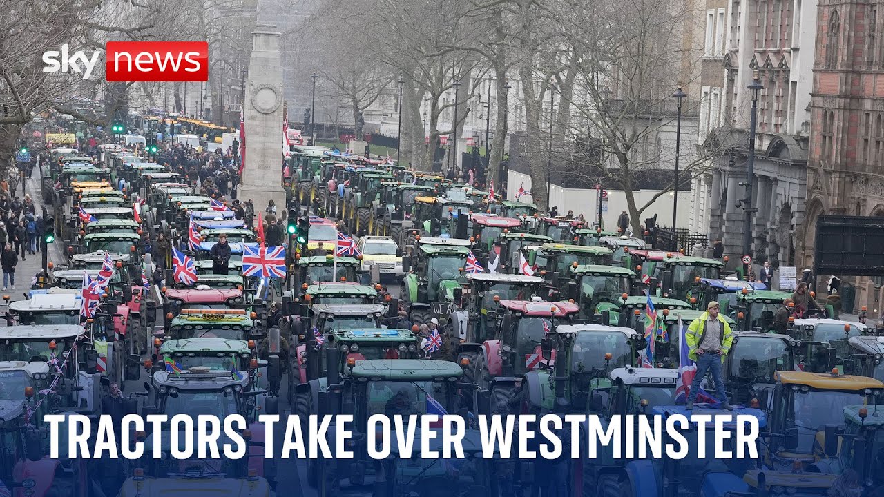 Farmers' Protest in Westminster: Tractors and Tanks Mobilize Over Inheritance Tax 🚜