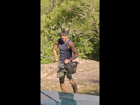 Ridiculously hot pool man rips shirt off | Billion Dollar Playground | BINGE