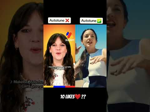 Makeba/autotune vs no autotune (original video) #viral #short #makeba #autotune #songstatus