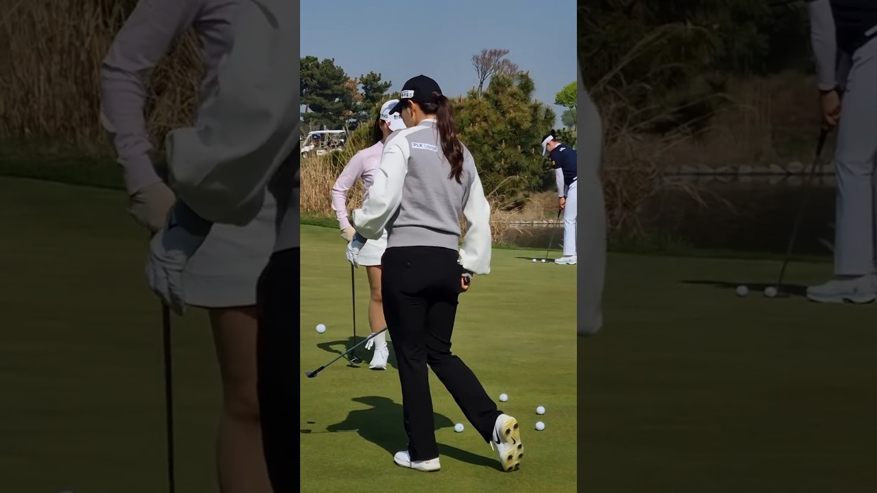 KLPGA Legends Kim Ji-hyun & Heo Da-bin in Action ⛳