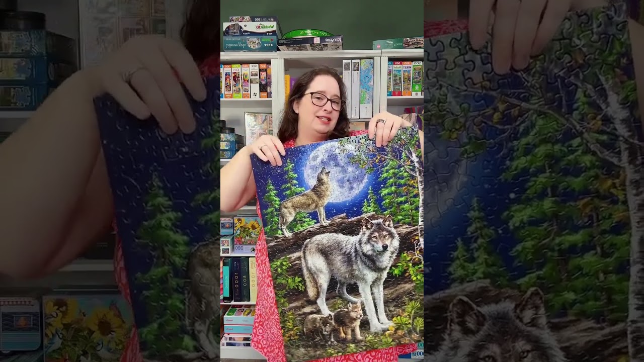 Wolf Pack Puzzle by Dona Gelsinger 🧩