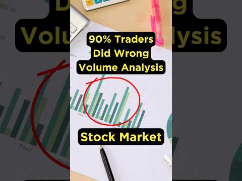 90% Traders Did Wrong Volume Analysis In Stock Market 😲😲 #stockmarket #trading