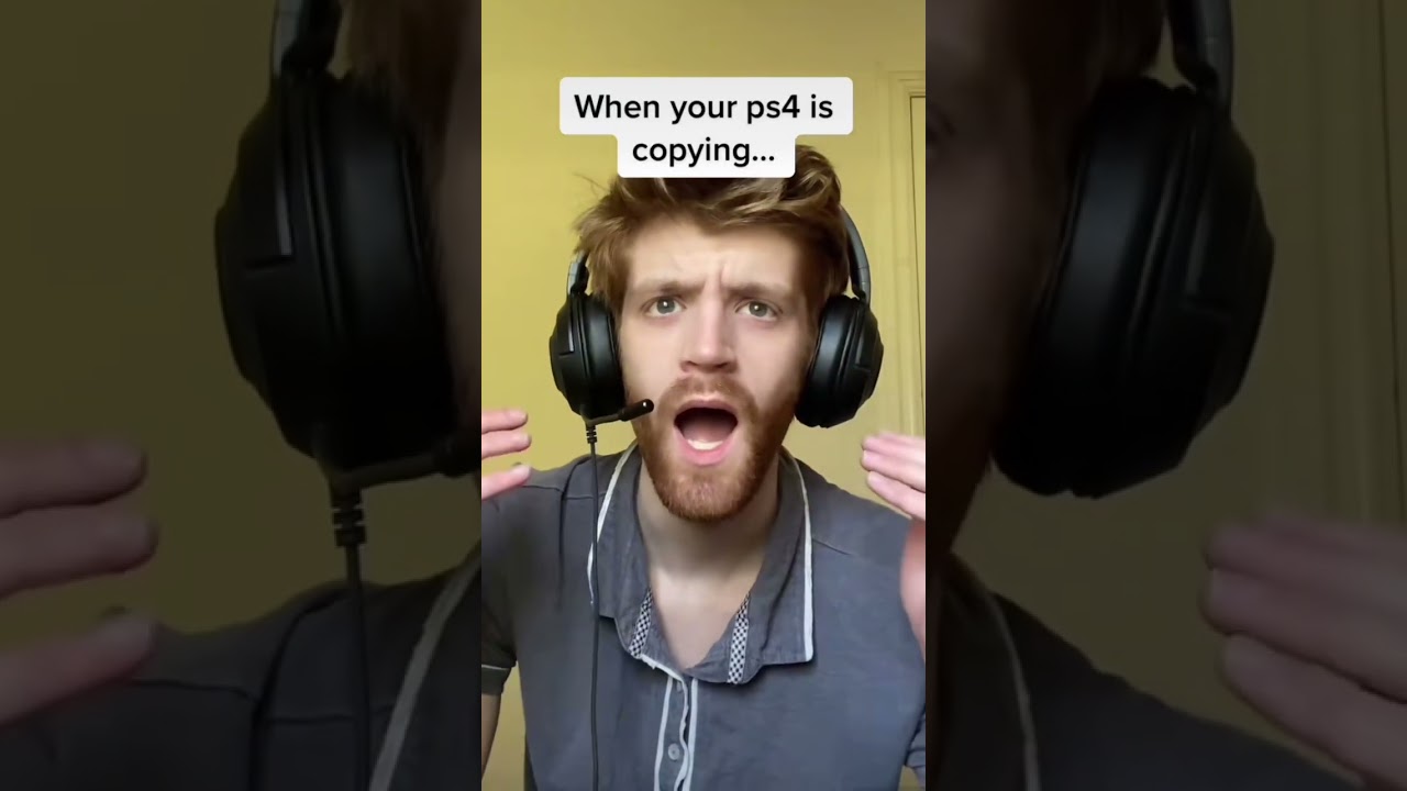 PS4 Copying Struggles 😅 #shorts