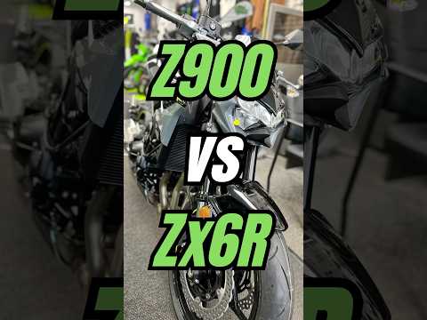 KAWASAKI Z900 VS ZX6R 🔥WHICH ONE IS BEST #shorts