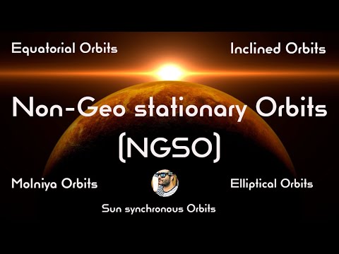 Non geostationary satellite orbits || NGSO || Molniya orbits || Sun synchronous orbits