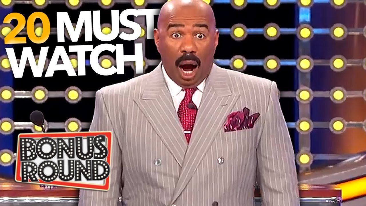 20 Hilarious Steve Harvey Family Feud Moments You Can't Miss 😂