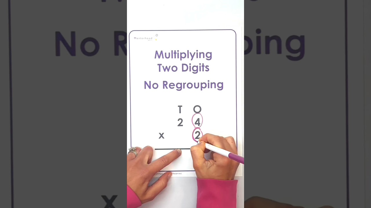 Singapore Math: Multiplication without Regrouping