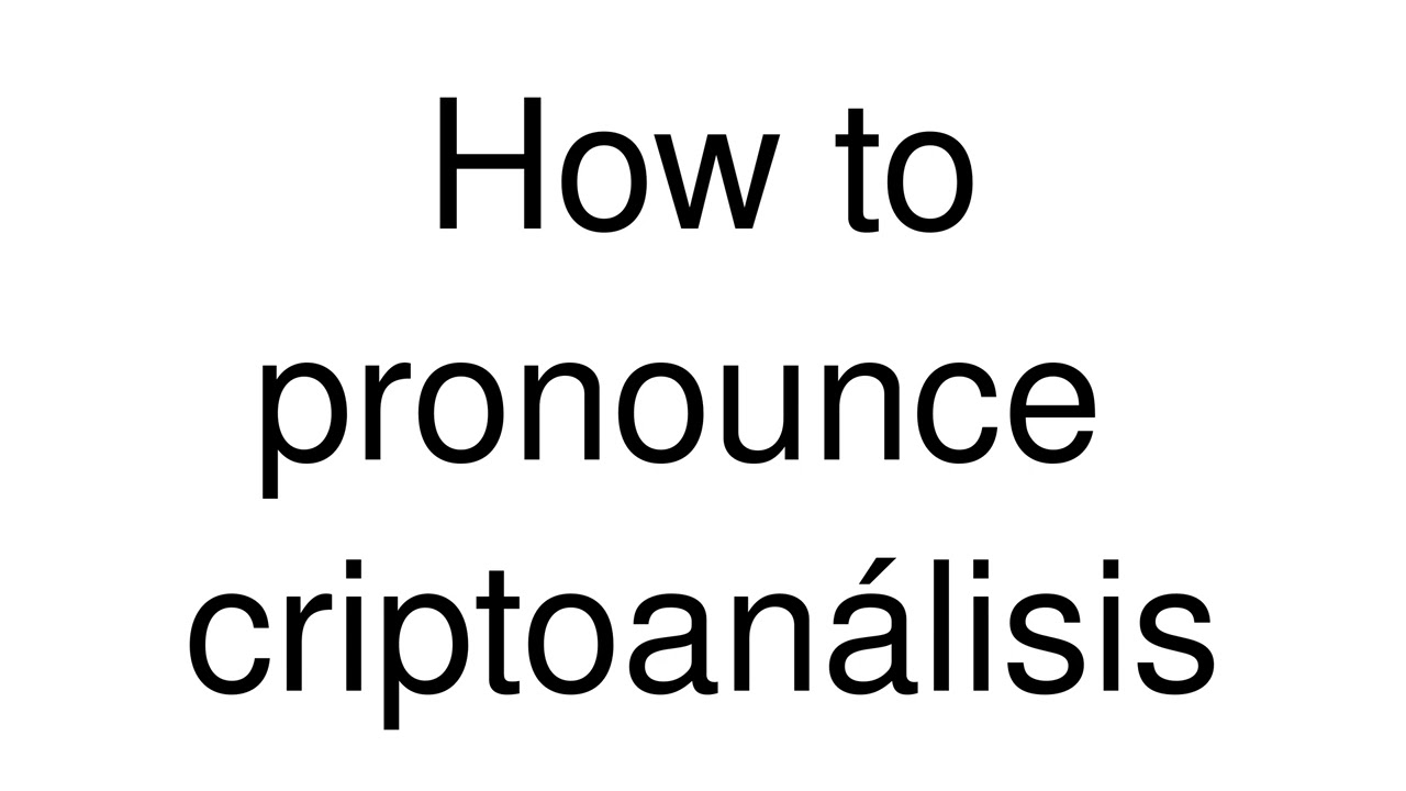 Learn How to Pronounce 'criptoanálisis' in Spanish 🔊
