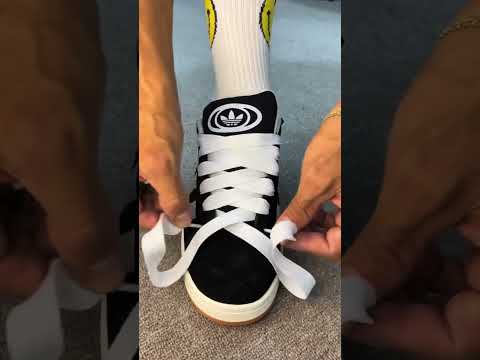 The Perfect Way to Lace Adidas Campus for a Clean Look #adidascampus #adidassneakers #shoelacetying