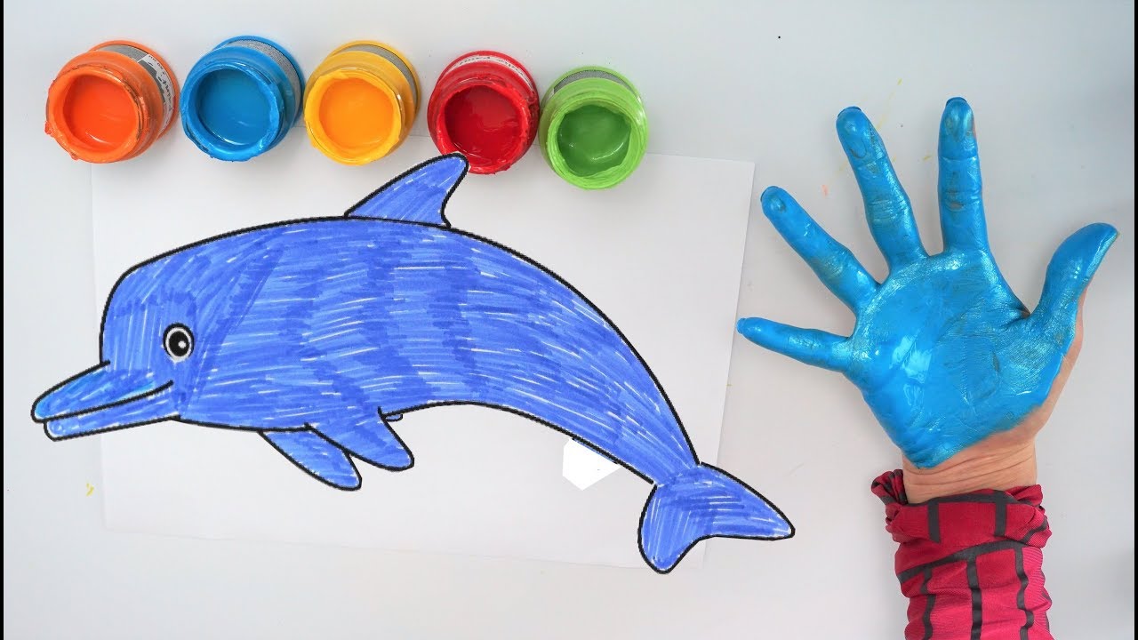 Learn Animal Colors for Children: Finger Painting and Nursery Rhymes