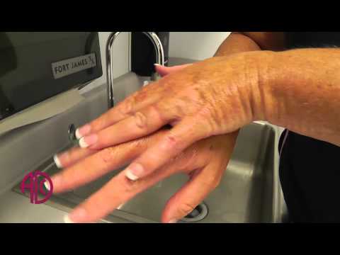 How to use hand sanitizer - ADC
