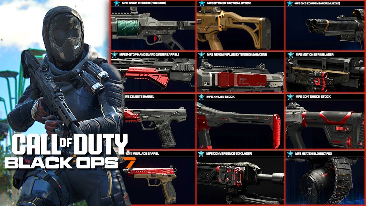 ALL 30 Black Ops 7: All 30 Launch Weapons & Prestige Attachments