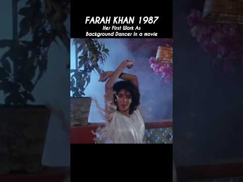 Farah Khan First Appearance As Background Dancer
