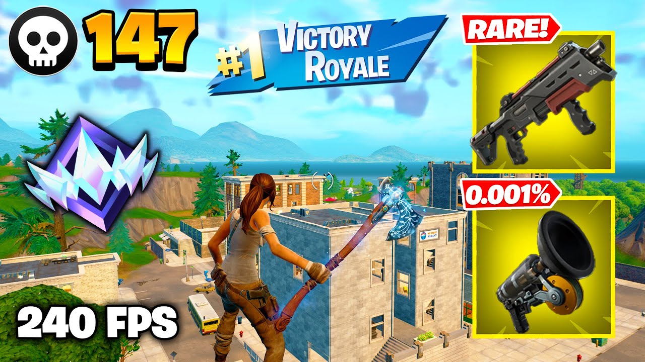 147 Elimination "RANKED RELOAD” Gameplay Wins (Fortnite Chapter 7 Keyboard & Mouse)