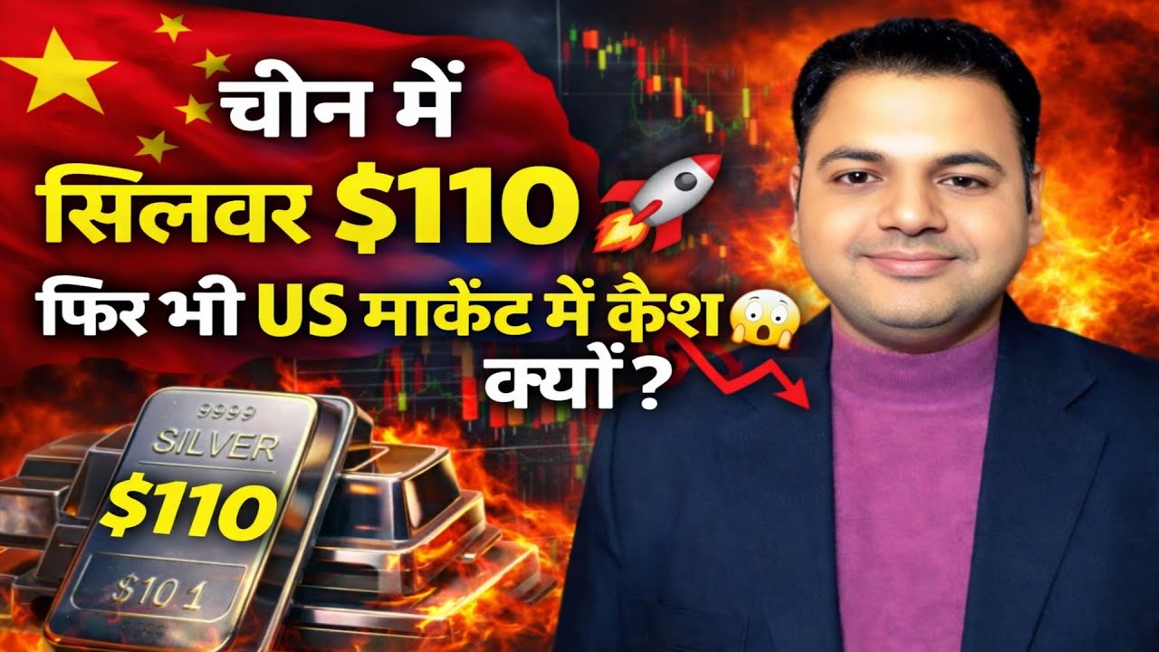 Silver $110 in China, US Market Divergence! | Gold Prediction, Equity Crash & War Impact