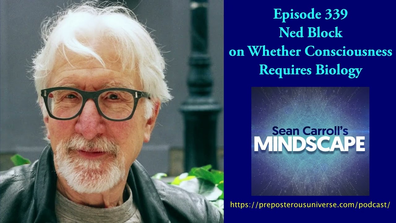 Mindscape 339 | Ned Block on Consciousness & Biology