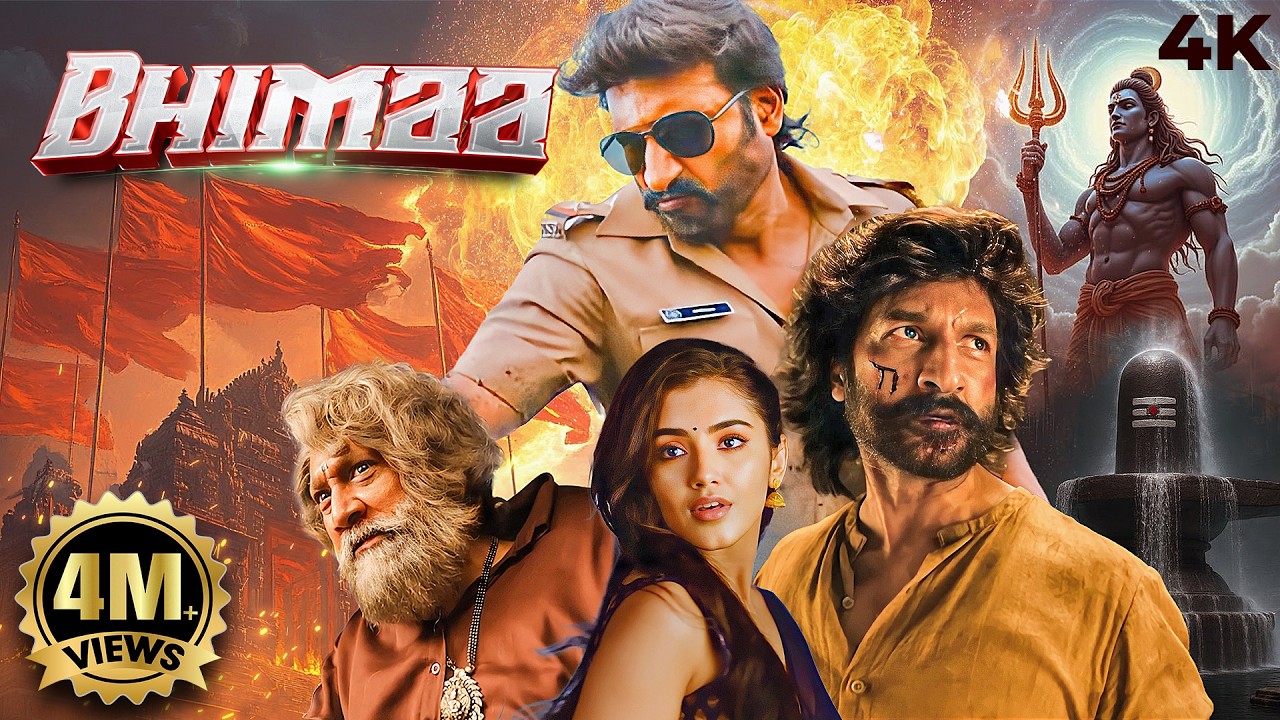 Gopichand New South BLOCKBUSTER Action Bhimaa 2024 Hindi Dubbed Movie 4K | Priya Bhavani Shankar