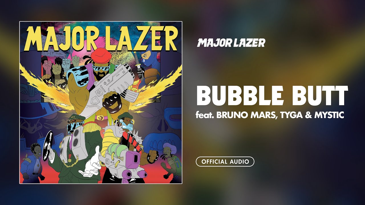Major Lazer - Bubble Butt ft. Bruno Mars & Tyga 🎶