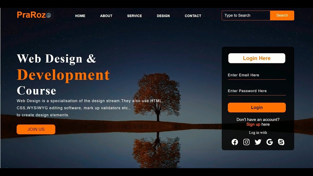 Create a Website with HTML & CSS | Step-by-Step Guide