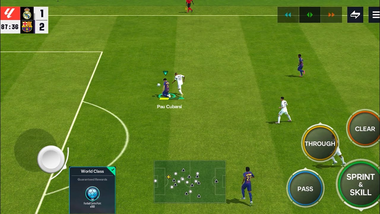 FC MOBILE 26 La Liga Event World Class Gameplay Match FC Barcelona Vs Real Madrid CF  #fcmobile26
