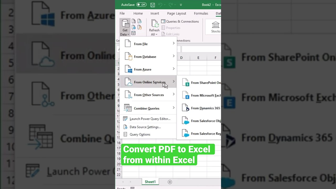 Easily Convert PDF to Excel Directly Within Excel 📊