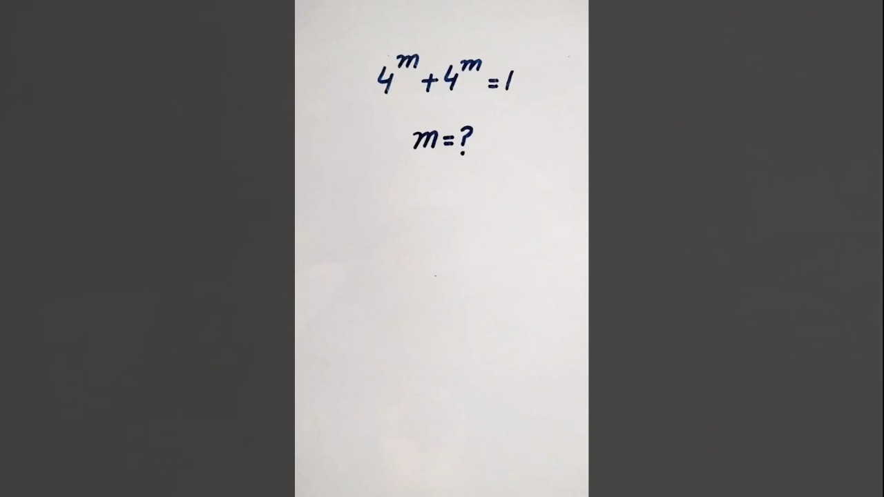 Mat Olympiad Exponential Problem | Algebraic Expression Challenge