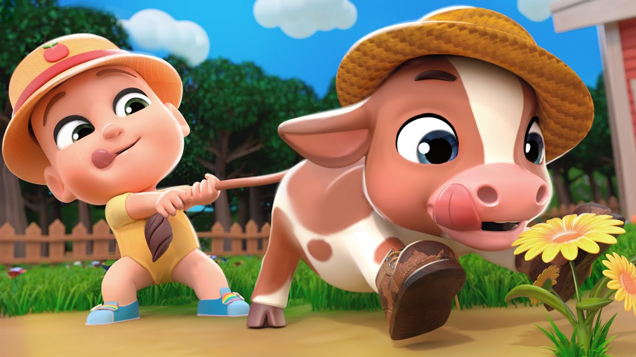 Vaca Lola Cuida do Bezerro | Rimas e Canções para Crianças