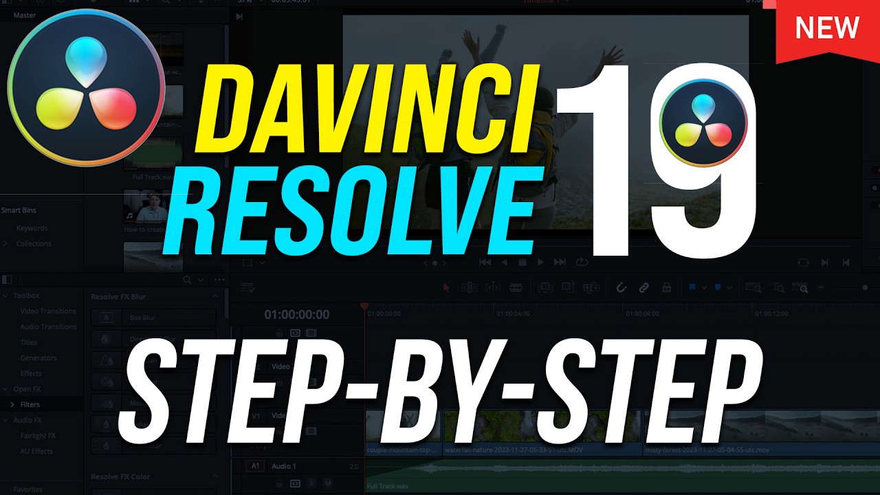 DaVinci Resolve 19 Beginner Tutorial 🎬