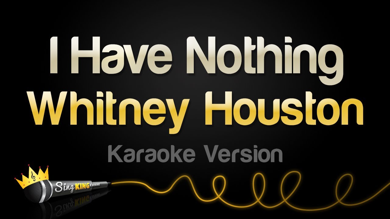 Sing Whitney Houston’s 'I Have Nothing' Karaoke 🎤 | Join Our Discord!