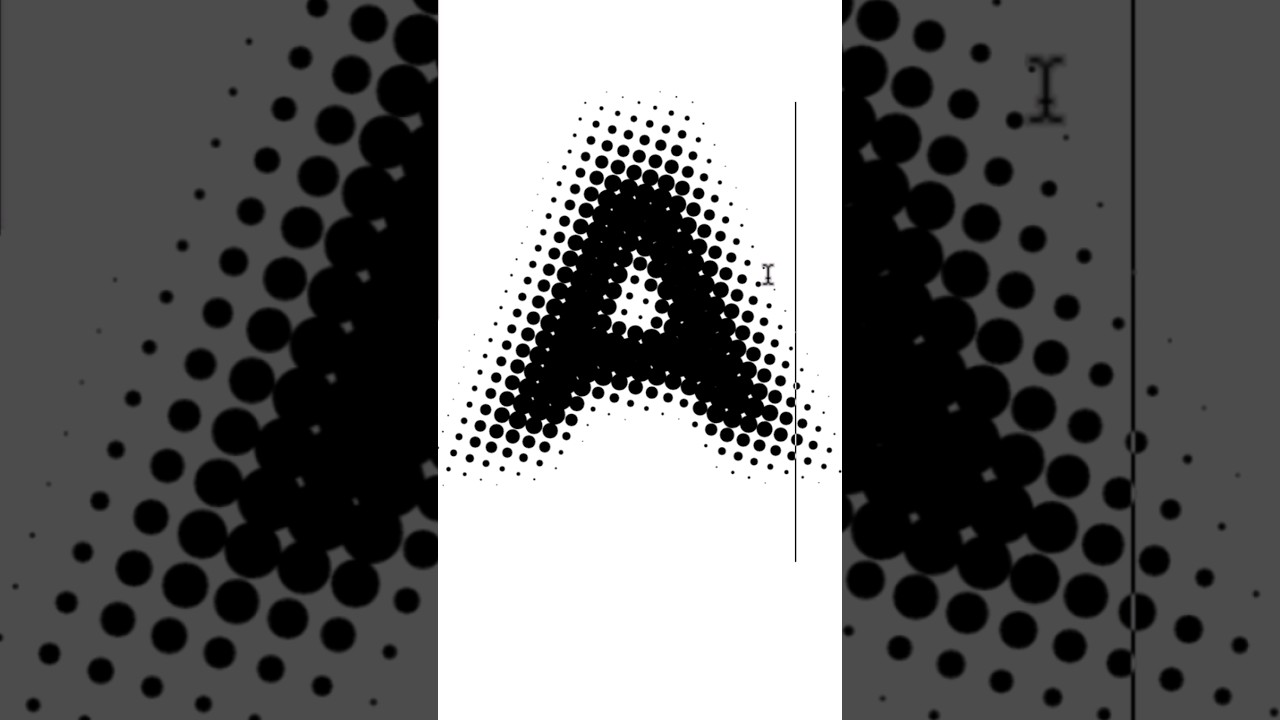Create Custom Editable Halftone Text in Adobe Illustrator π¨