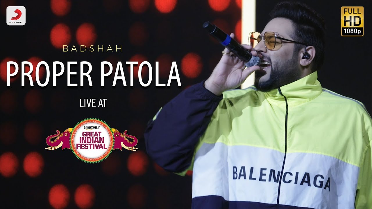 Proper Patola – Live Performance by Badshah & Aastha at Amazon Great Indian Festival