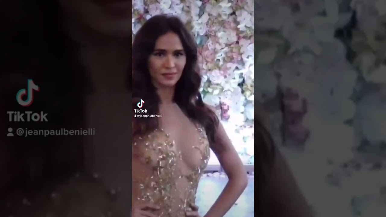 Leila Ben Khalifa Shines on the Catwalk at Paris Fashion Week for Jean-Paul Benielli ✨