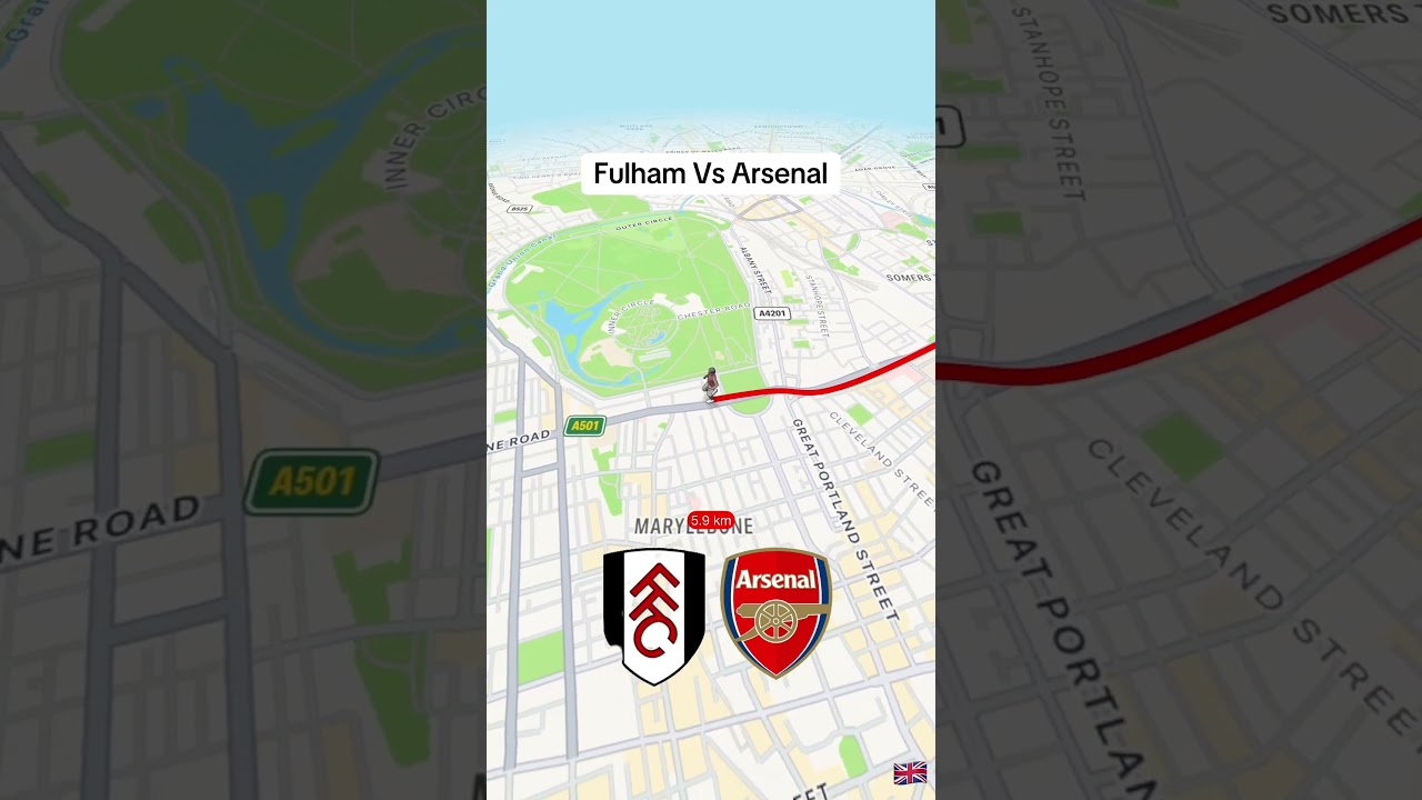Fulham vs Arsenal ⚽ Premier League Match