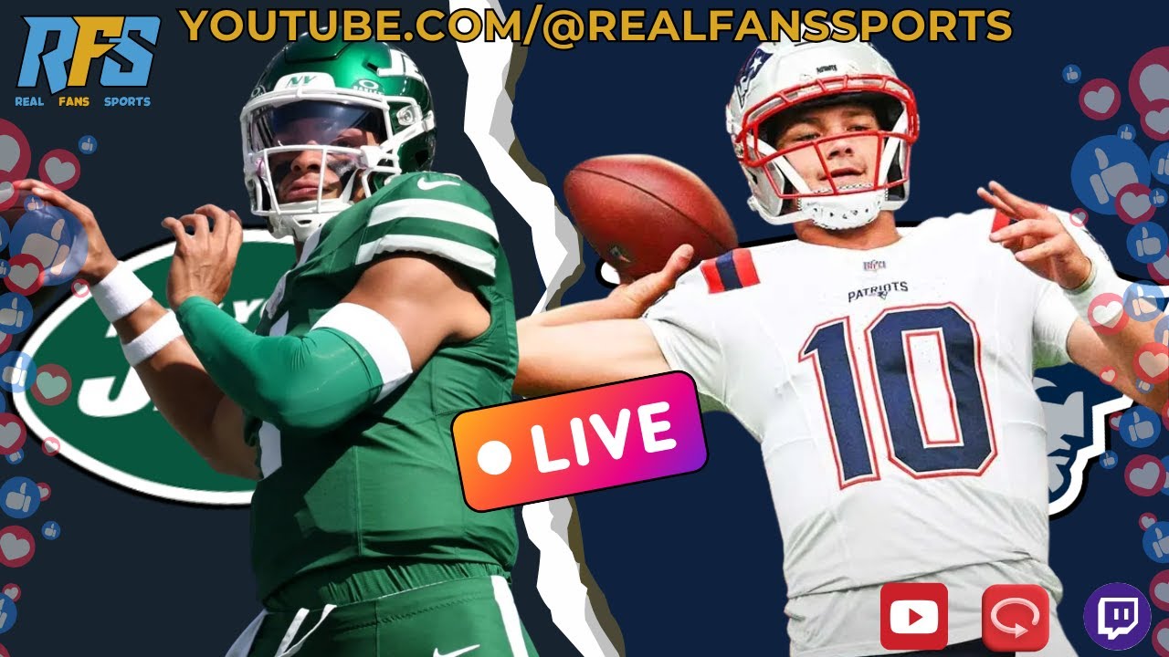 Jets vs Patriots Live Watch-Party | Real Fans Sports π