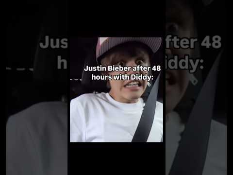 Justin bieber after 48 hours with Diddy🥴 #shorts #diddy