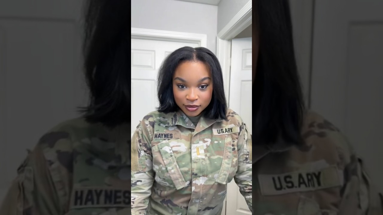 Army Bob 💁🏾‍♀️: Stylish Natural Hair in the Military