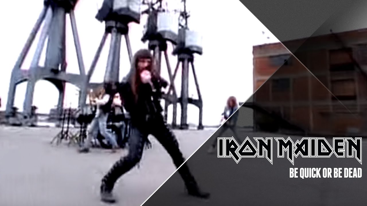 Iron Maiden - Be Quick Or Be Dead (Official Video) 🎸 | Classic 90s Metal