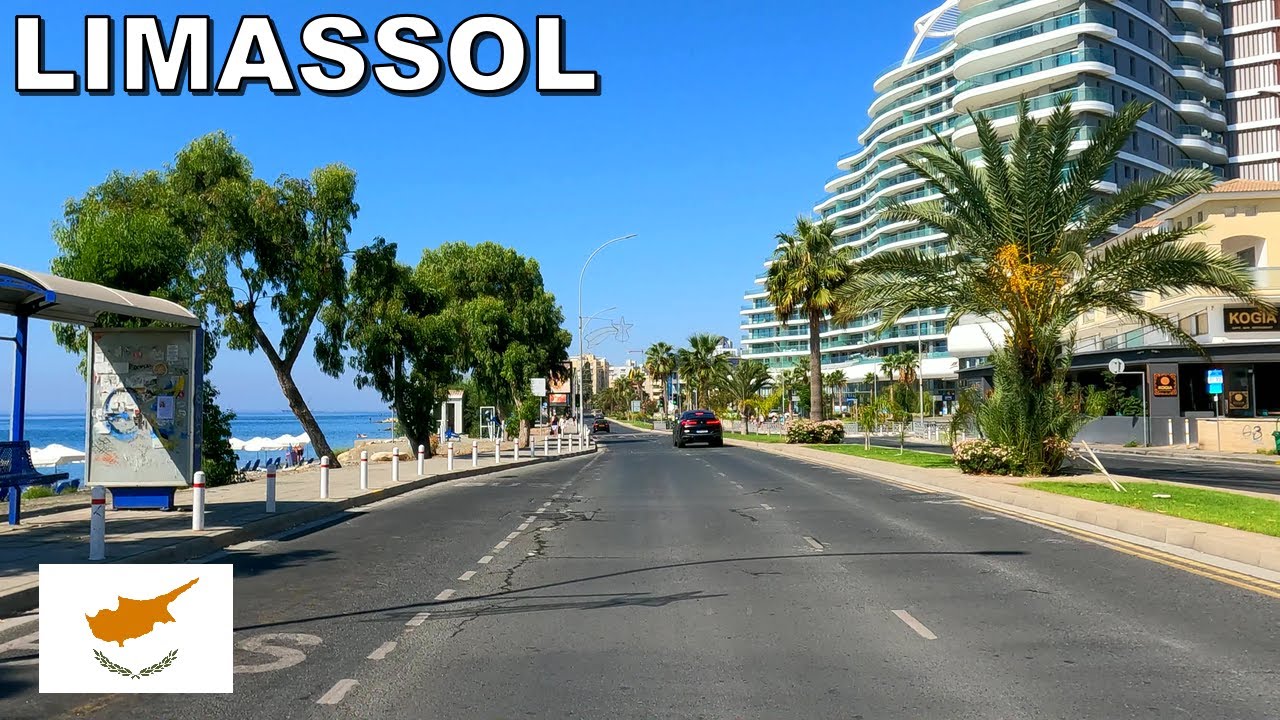 DRIVING around LIMASSOL CITY in CYPRUS * 4K (60fps)