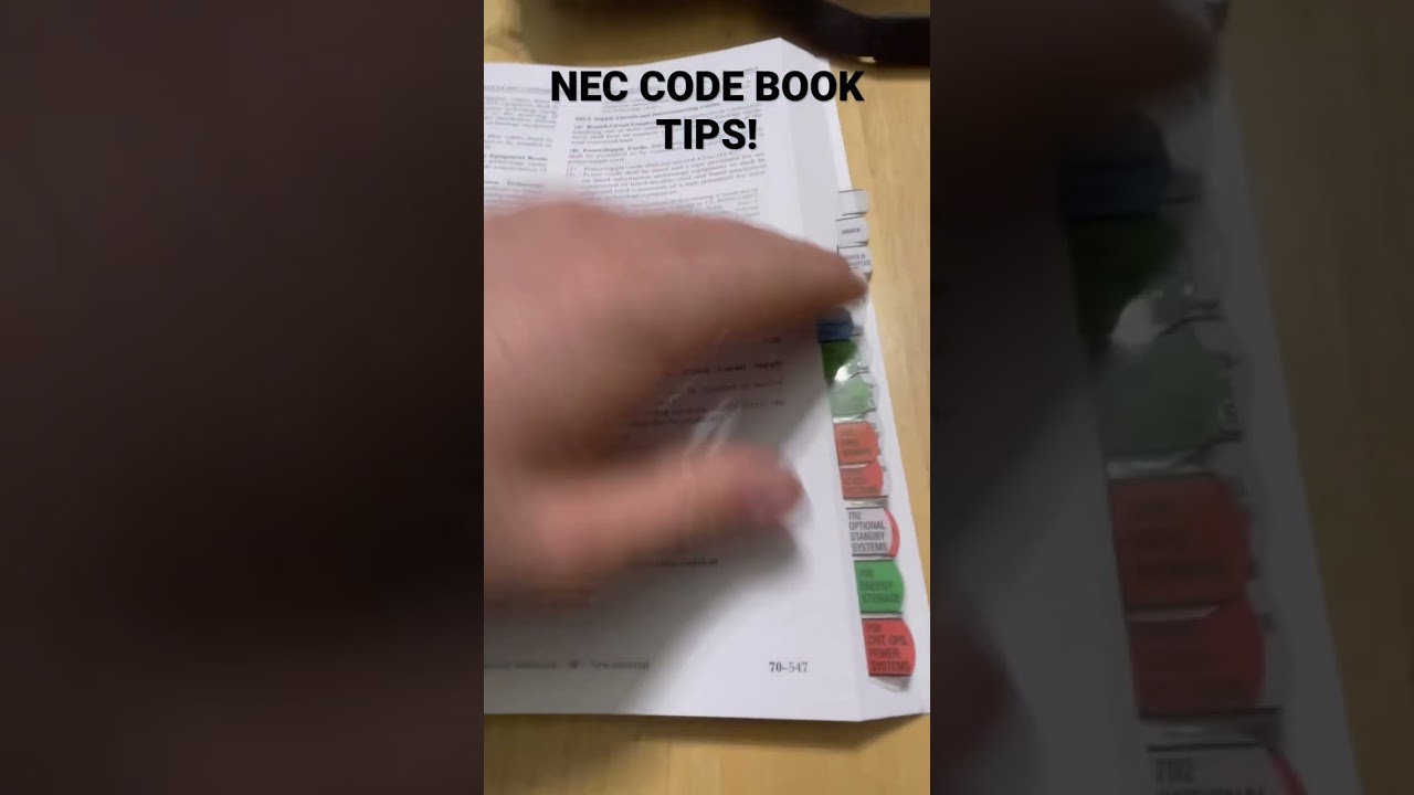 Essential NEC Code Book Tips for Fast & Accurate Referencing π