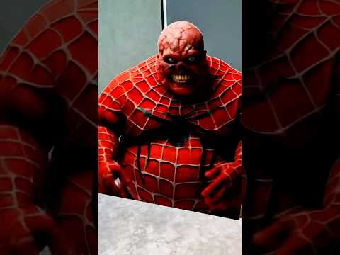 Spider man monster wanted to eat my kinder😱🥚😂